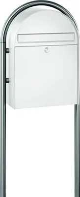 Produktbild von BURG-WÄCHTER Rundbogen-Briefkasten-Ständer Nordic 3785 Ni, Edelstahl