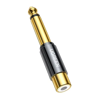 Obrázok produktu pre Ugreen 6,35 mm jack adaptér na RCA - Zlatý KP15127