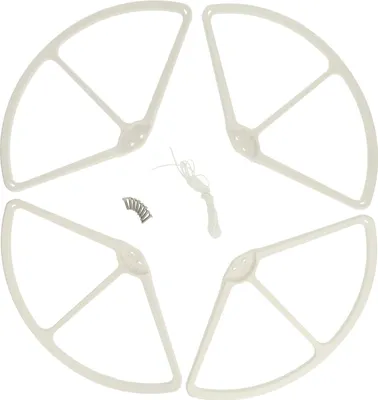Produktbild von vhbw 4x Propellerschutz kompatibel mit DJI Phantom 2 Vision + plus, FC40, 3 Professional, 3 Advanced, 2 Vision, 2, 1 Drohne Weiß