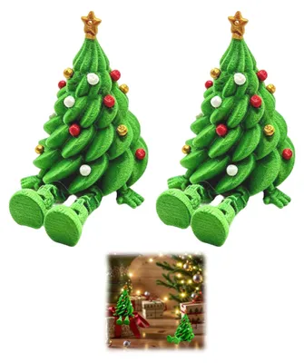 Immagine prodotto di Set di 2 mini alberi di Natale per la decorazione della tavola