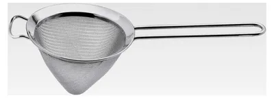 Produktbild von Edelstahl Spitzsieb mit 0,5 mm Maschenweite und 14 cm Durchmesser