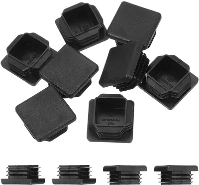 1-3/16 Inch Kunststoff-Endkappen 10 Stück Schwarz wasserdicht, verschleißfest