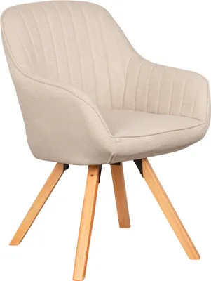 Produktbild von Esszimmerstuhl Matera beige drehbar -