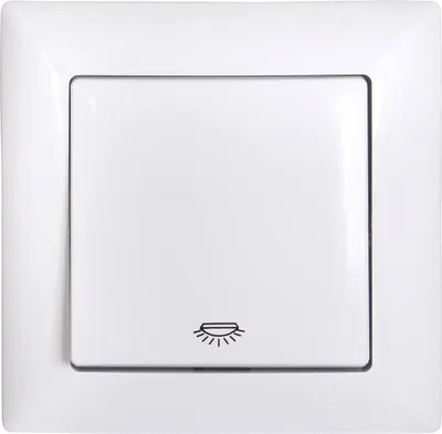 Produktbild von Gunsan Visage Taster Licht Unterputz Weiss