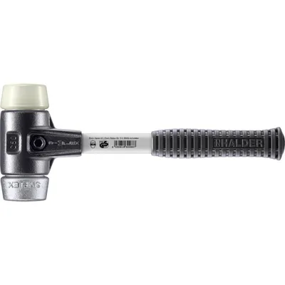 Produktbild von HALDER SIMPLEX Schonhammer Ø 50 mm Nylon / Weichmetall mit verstärktem Tempergussgehäuse und Fiberglasstiel