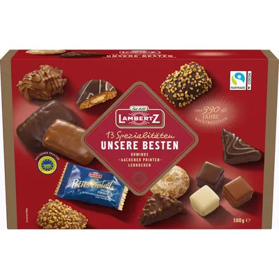 Produktbild von Lambertz Lebkuchenmischung Unsere Besten Dominos Aachener Print 500g