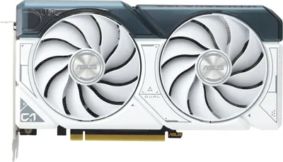 Image de ASUS 90YV0J42-M0NA00 Dual -RTX4060TI-O8G-WHITE NVIDIA GeForce RTX 4060 Ti 8 Go GDDR6