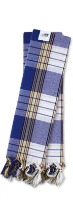 Produktbild von Hamamtuch Set 2 Stück kariert blau Classic Saunatuch