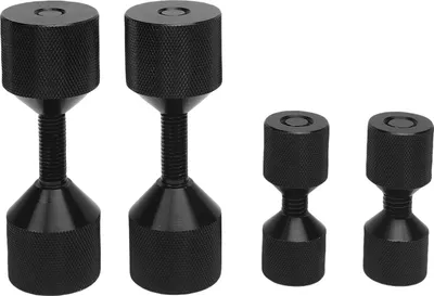 Immagine prodotto di 4 perni di allineamento flangia in alluminio anodizzato, 1-1/8 di pollice, set a 2 fori per flange da 1/2 a 14 pollici 150LB