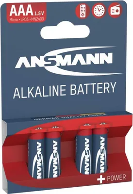 Immagine prodotto di ANSMANN Micro - Batteria 4 x tipo AAA - Alcalina