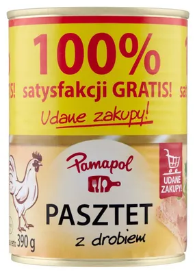 Obrázok produktu pre Pamapol, paštéta z mäsa hydiny, 390 g