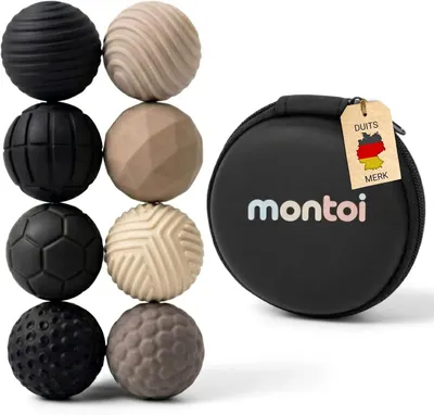 Produktbild von Magnetische Fidget-Spielzeuge – Anti-Stress-Spielzeug mit magnetischen Kugeln – (Schwarz-Grau)