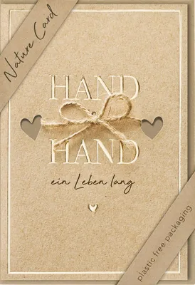 Produktbild von bsb 693005-2 Vermählungskarte - Natur Card, inkl. Umschlag