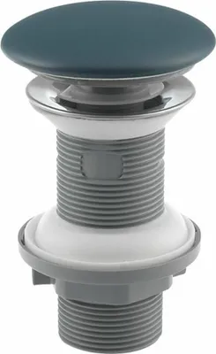 Produktbild von Isvea Waschbecken-Ablauf 5/4", klick-klack, Keramikstopfen, 20-70mm, Petrol-Grün