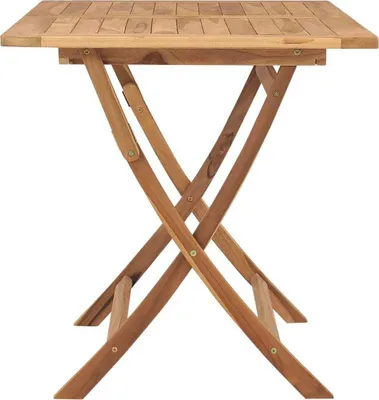 Obrázek produktu pro vidaXL Skládací zahradní stůl 120x70x75 cm z masivního teakového dřeva