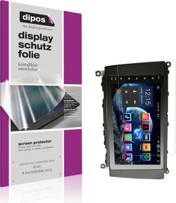 Image de 2x Film de protection d'écran pour Ersin 8 Zoll ES8584C-HCG protecteur clair dipos