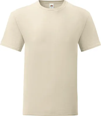 Image de Fruit of the Loom - T-shirt « Iconic » pour hommes/femmes Unie LT2613 (M) (Naturel)