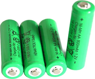 Produktbild von Dapo Leuchten AA NiMH Akkus, 800mAh, 4er Set, Solar, Auslaufsicher