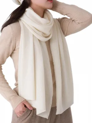 Produktbild von Prettystern 100% Kaschmir 180/60 cm lang XL großer Damen Herren Schal Cashmere S