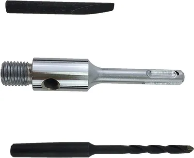 Produktbild von PRODIAMANT SDS-Plus Adapter M16 inklusive Zentrierbohrer und Auswurfkeil für Dosensenker, Bohrkronen