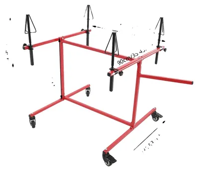 Obrázek produktu pro Stojan na kola, otočný o 360°, nosnost 100 kg, červený