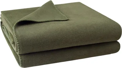 Produktbild von Zoeppritz Plaid Soft-Fleece Farbe olive branch Größe 110x160