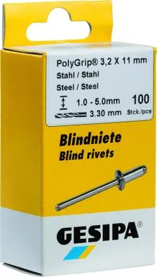 Produktbild von GESIPA Blindniet PolyGrip® Nietschaft d x l 4,8 x 10 mm - 1432058