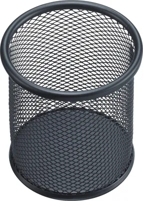 Produktbild von Stifteköcher Mesh Metall schwarz Packung mit 12 Stück