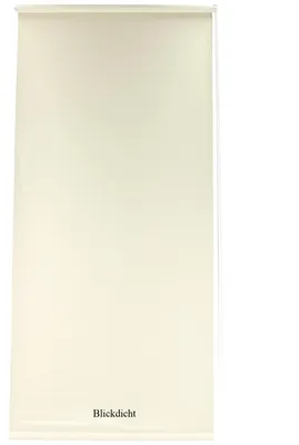 Produktbild von Seitenzugrollo blickdicht Ready to Fix Klemmfix Fensterrollo ohne Bohren 60 x 160 cm creme 2