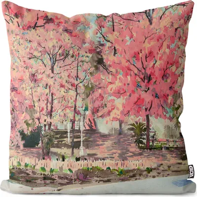 Produktbild von VOID Blumen Thailand Kirschblüten Kissenbezug Kissenhülle Polyester wasserfest Outdoor Indoor