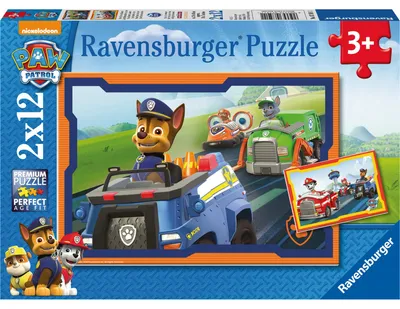Produktbild von 2 X 12 Teile Ravensburger Kinder Puzzle Paw Patrol im Einsatz 07591