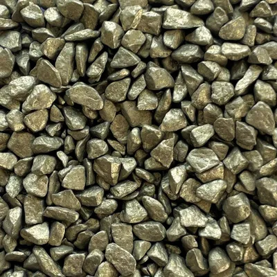 Produktbild von DEKOSTEINE metallic 9-13mm. 1kg. WEISSGOLD