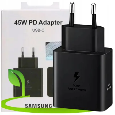 Zdjęcie produktu dla ŁADOWARKA SAMSUNG 45W EP-TA845 1x USB-C SUPER FAST CHARGER Czarna