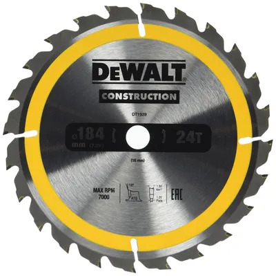 Immagine prodotto di Dewalt piła tarcz.184x16mmx24z
