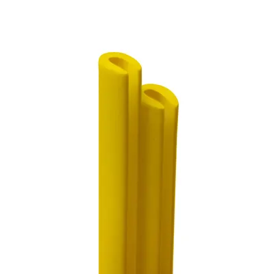 Image de Profilés de protection pour voiture, jaune, 2 pièces, 85 cm