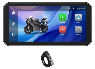 Obrázek produktu pro GPS navigace pro motocykly, vodotěsný design, bezdrátové připojení, SS-MTF2-OM