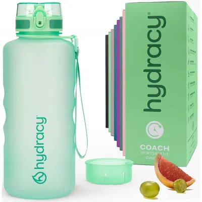 Produktbild von Trinkflasche mit Fruchteinsatz 2L BPA-frei Zeitmarkierung Auslaufsicher Kondensationsfrei Aqua Grün