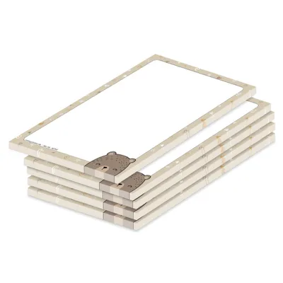 Produktbild von PRICARO Notizblock "Grizzlybär", magnetisch, A6, 5 Stück