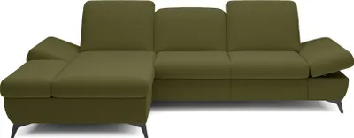 Obrázek produktu pro Rohová rozkládací sedací souprava BROCKVILE - khaki, levý roh