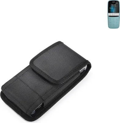 Produktbild von Holster Gürteltasche kompatibel mit Nokia 220 4G Holster Gürtel Tasche wasserabweisend Handy Hülle Schutz Hülle Outdoor schwarz K-S-Trade