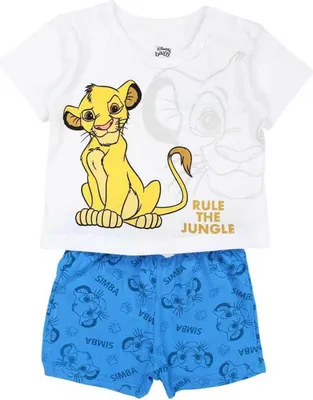 Produktbild von Disney König der Löwen 2 teiliges Kinder Baby Sommer Set Gr. 68 ( 6 Monate) Blau