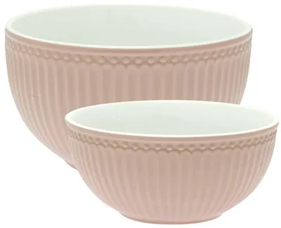 Image de Greengate Bols de service ALICE Caramel Bol 2 pièces Vaisselle CREAMY FUDGE