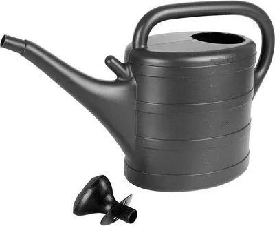 Immagine prodotto di Innaffiatoio dal design classico con setaccio e scala di misurazione - per innaffiare le piante - grigio scuro chiaro - 10 litri