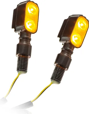 Obrázek produktu pro Univerzální motocyklový indikátor napájení LED s drážkovaným zabarvením M10 s homologací E