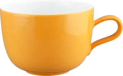 Immagine prodotto di Seltmann Weiden Milchkaffeeobertasse Liberty Pure Colors Mango Orange, Kaffeetasse, Porzellan, 400 ml, 001.775954