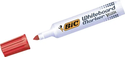 Produktbild von BIC Whiteboard Velleda ECOlutions 1701, 12 Stück(e), Rot, Polyvinylchlorid (PVC), 1,5 mm