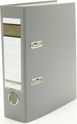 Produktbild von 10x Ordner / DIN A5 / 75mm / Farbe: grau