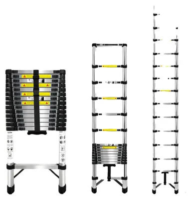 Obrázok produktu pre Teleskopická rebrina,  EN131, nosnosť 150 kg, dĺžka 4,4 m, bez háku