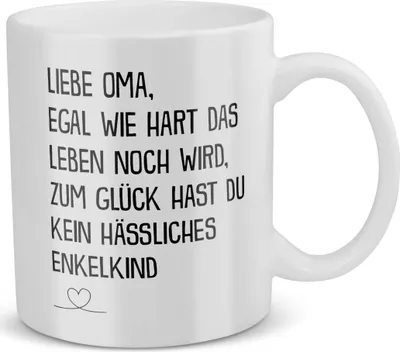 Produktbild von 22Feels Oma Geschenk Geburtstag Grossmutter Tasse Weihnachten Rentnerin Kaffeetasse Frauen Beste Grosseltern Muttertag Geschenkidee