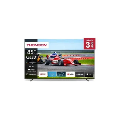 Produktbild von Thomson Q70 Series 75\" QLED GOOGLE TV filigranes Rahmen-design, 190,5 cm (75"), 3840 x 2160 Pixel, QLED Pro, Smart-TV, WLAN, Grau